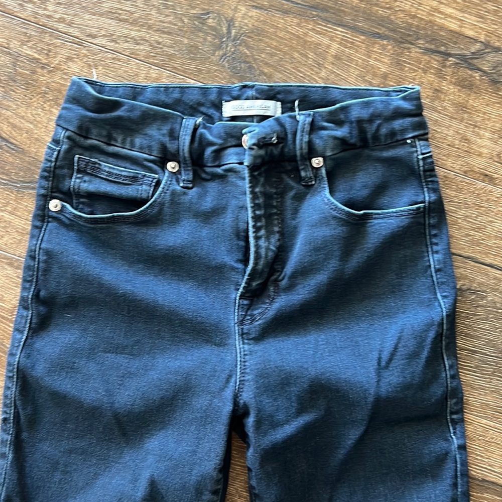Good American blue jeans